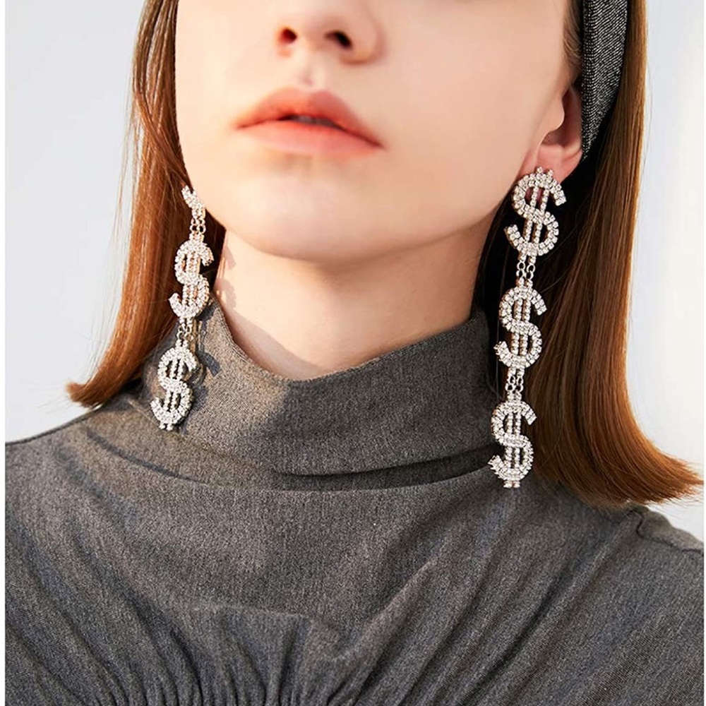 Money Sign Earrings